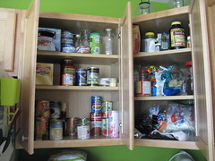 Cupboards before
