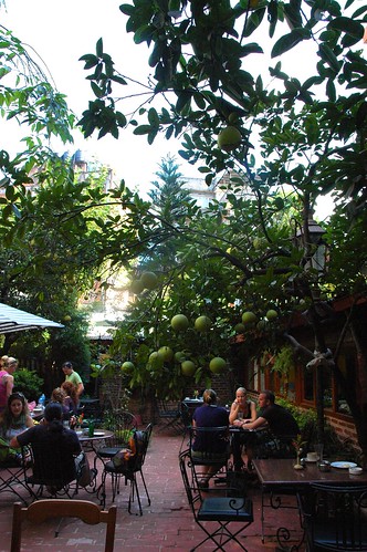 Conversations Greenfruit Restaurant downtown Kathmandu Nepal by Wonderlane