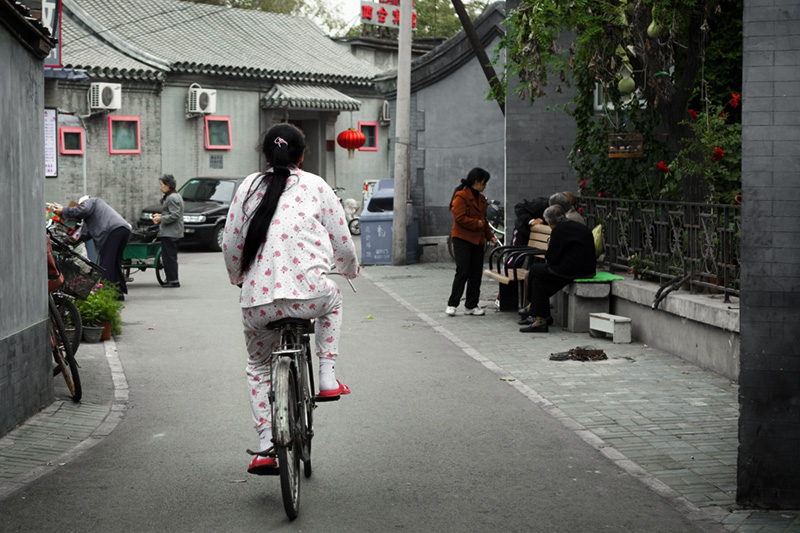 Hutong,bicicleta y pijama II