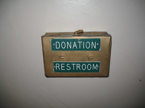 Washroom Donation Box