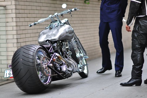 You rarely see anything like this West Coast Choppers bike in Japan 
