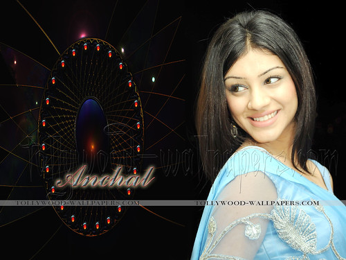 Actress Anchal on wallpaper