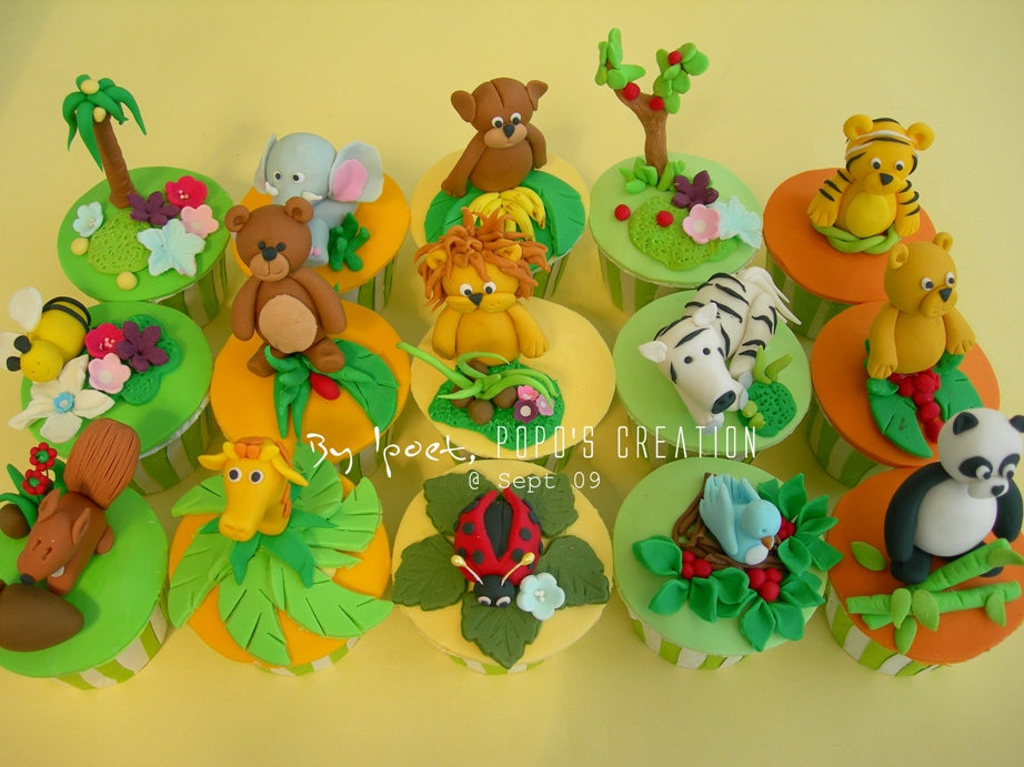 Jungle cupcake for MORI