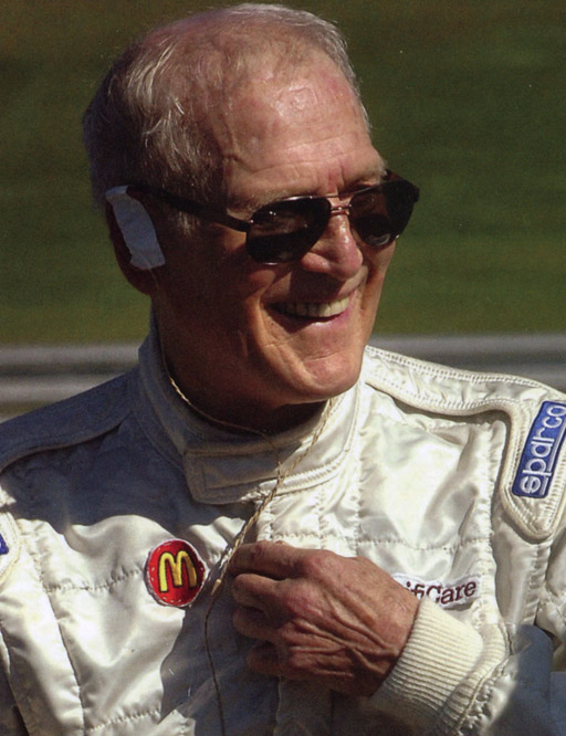 Picture of Paul Newman from 2009 Lime Rock program