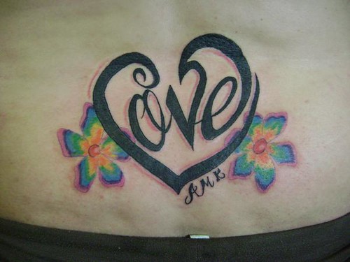 Lettering Tattoo Courtney Love