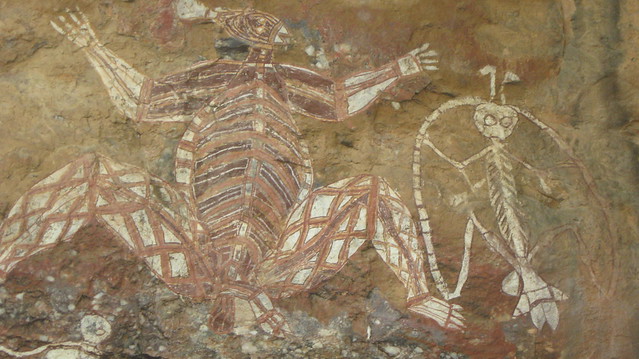 Rock art, Nourlangie, Kakadu Park