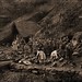 Mouth Of Coal Mine In Mountain Ridge West Of Ta Chu, China MAR [1909] Thomas C. Chamberlin [RESTORED]