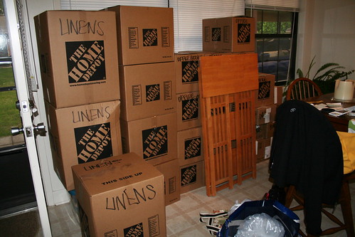 moving boxes--from 1 room!