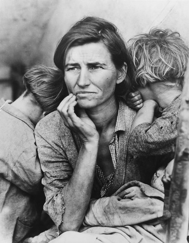 Dorothea Lange (Migrant mother )