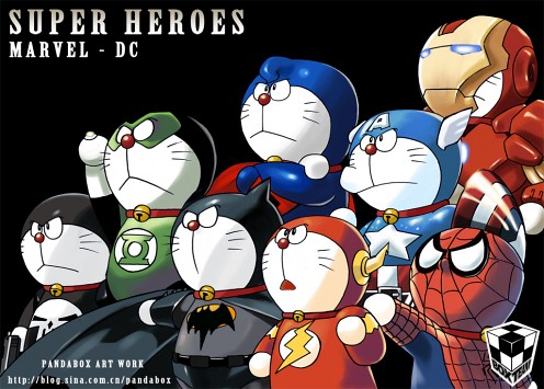 gato cósmico Doraemon Marvel