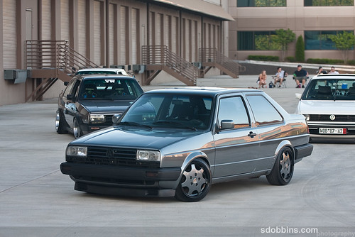 Andy's Mk2 Jetta Coupe on Porsche D90's 3673 Shortly after Waterwerks 2009