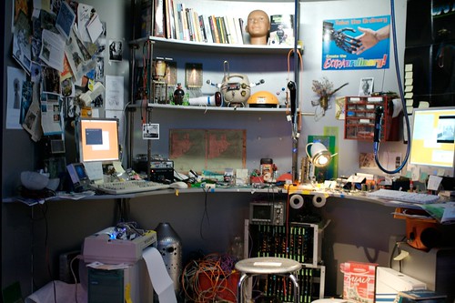 Robot designer desk