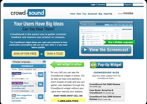 CrowdSound - Effective Customer Feedback Widget - Listen To Your Customers