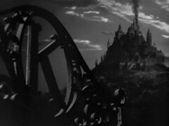 The movie ends just as it began except smoke is all that remains of Charles Foster Kane