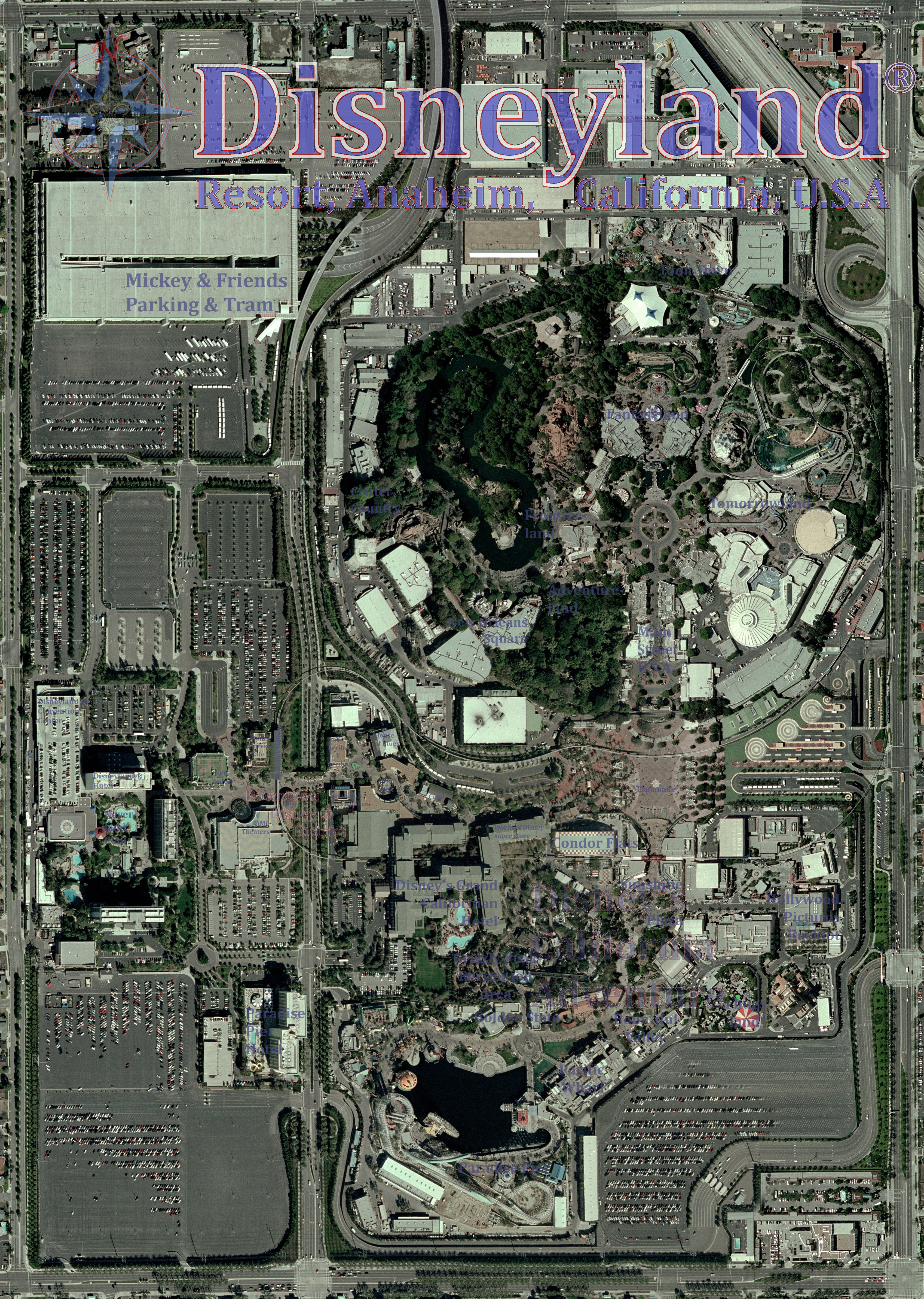 Disneyland Resort, Post Card, Detail, with Text (7x10'') 3394x4769