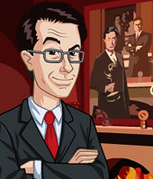 Stephen Colbert avatars on Yahoo!