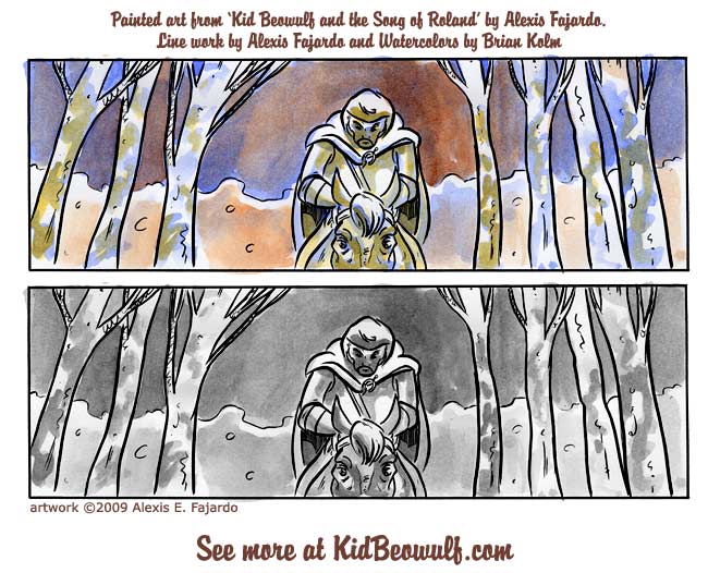 Kid Beowulf and the Song of Roland production work