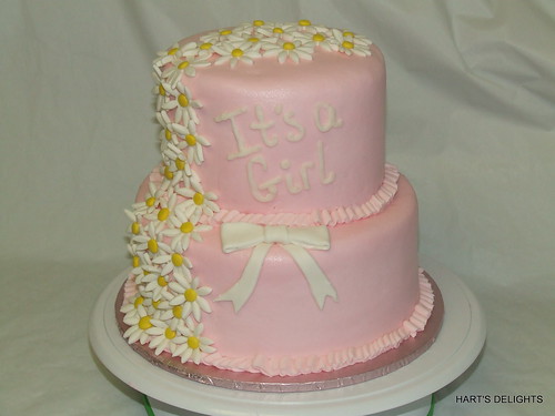 baby shower cakes for girls. Daisy Baby Shower Cake