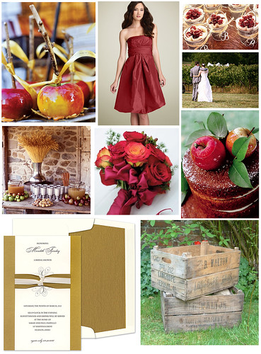 Apple Orchard Wedding I've been daydreaming about autumn again today 