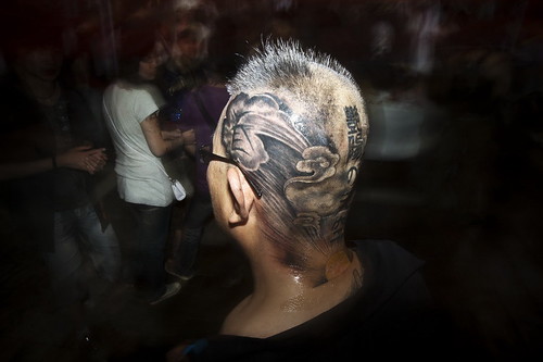 TATTOO?-0012_resize by guoquanxin. 2009tattoo show Numbers of domestic tattoo makers gathered at the Changchun New World Shopping Mall.