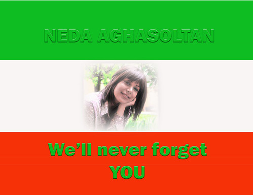 Neda Aghasoltan we'll never forget you by Arash in LA.