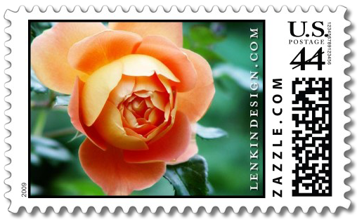 The Heather Lenkin Rose stamp