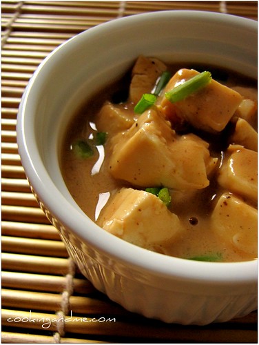 Recipe for Tofu in Peanut Butter Sauce