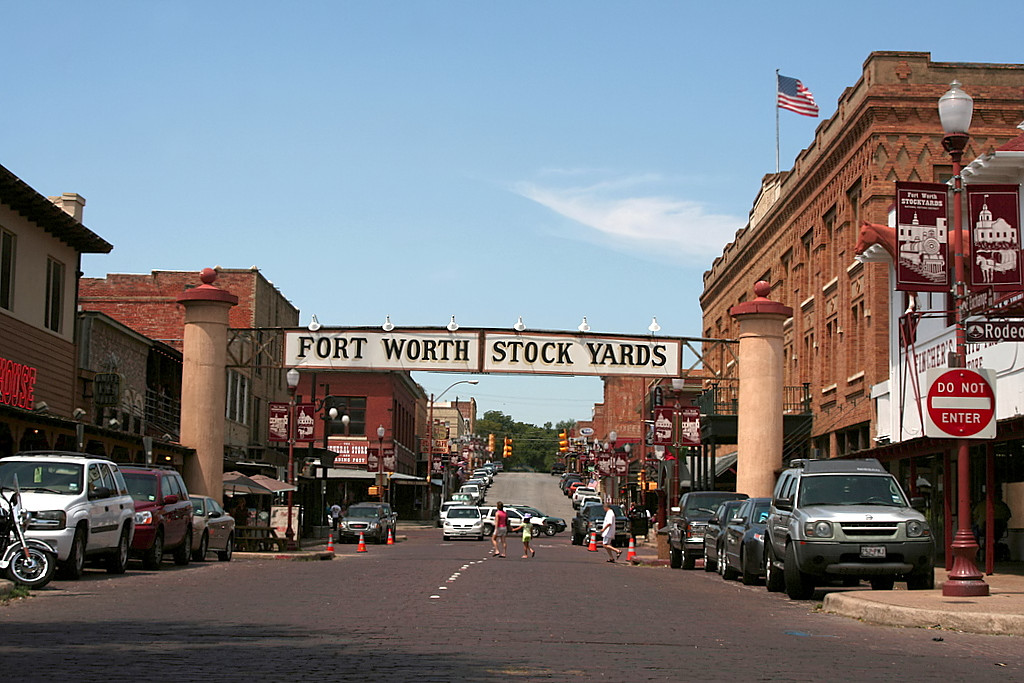 Fort Worth Stockyards Sign This sign