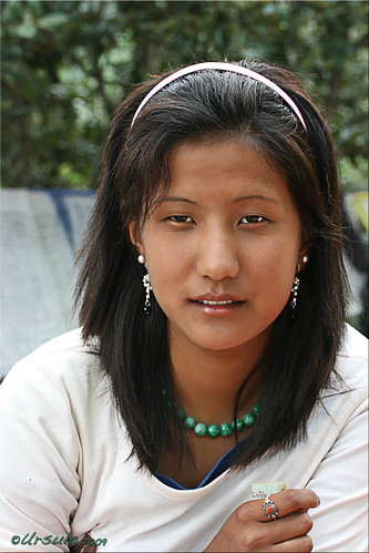 Photo of a Bhutanese girl