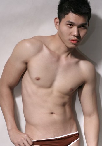 Kerwin Caballero sexy asian underwear male model