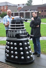 Brian and Gavin greet a Dalek