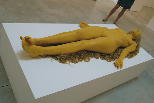 Vanessa Beecroft Blonde Figure Lying 2008