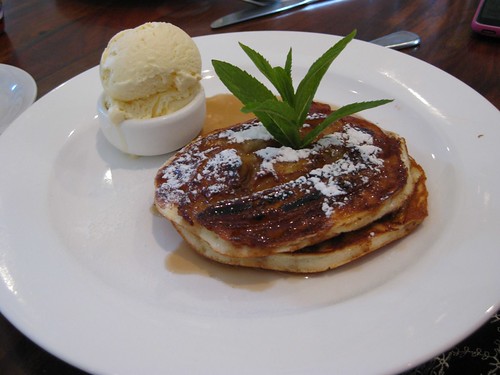 Banana Pancakes, some cafe in North Avalon