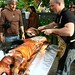 pig carving