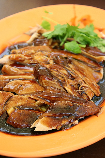 Braised duck with thick, lush gravy