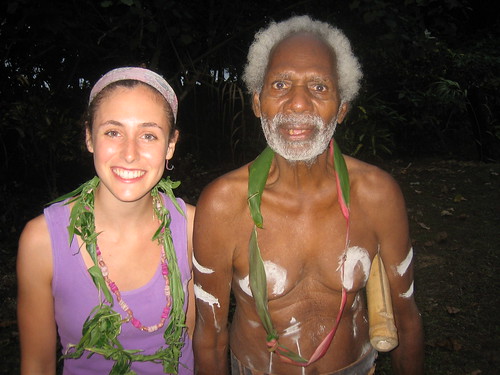 Hannah and Chief Saitol, Banam Bay, Malekula, Vanuatu