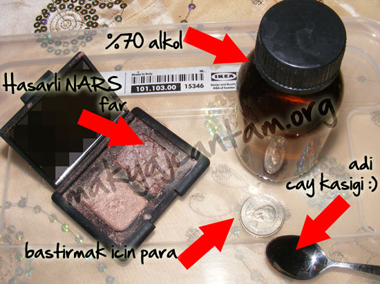 makyaj kozmetik cilt bakımı kırılan makyaj malzemeleriyle ne yapılır pigment pressleme