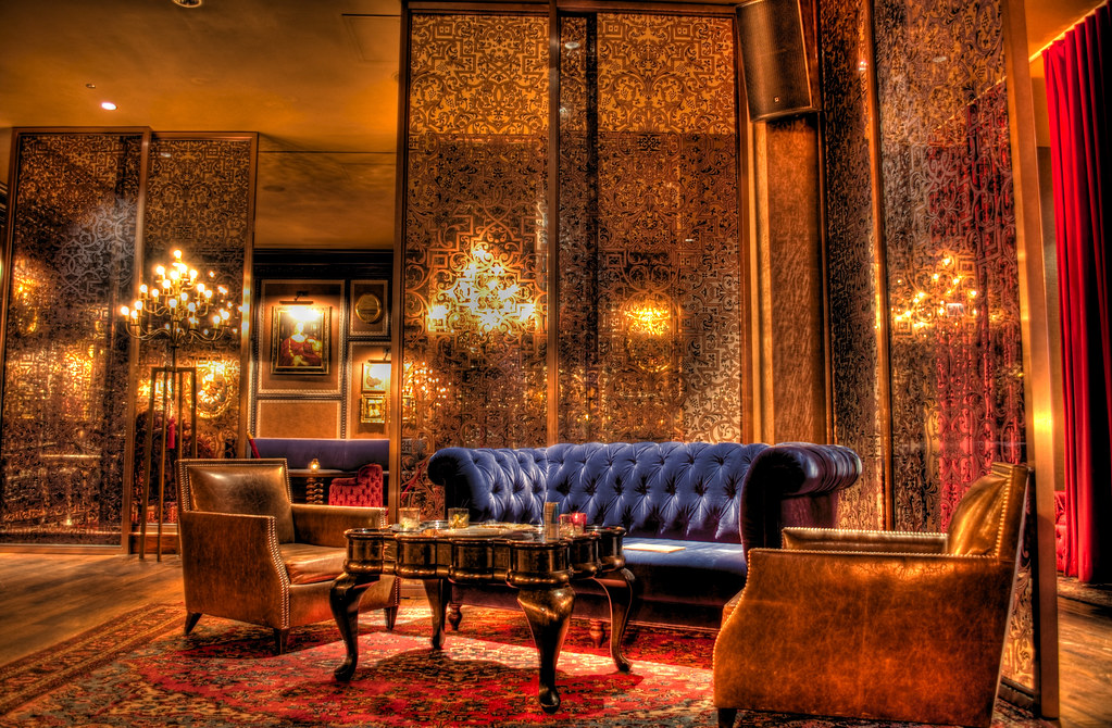 The Crimson Lounge in The Sax Hotel.