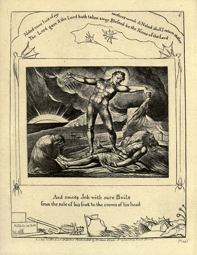 007- El libro de Job-William Blake 1825