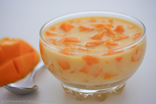 Luscious Mango Cubes In Creamy Milk/Dudh Keri