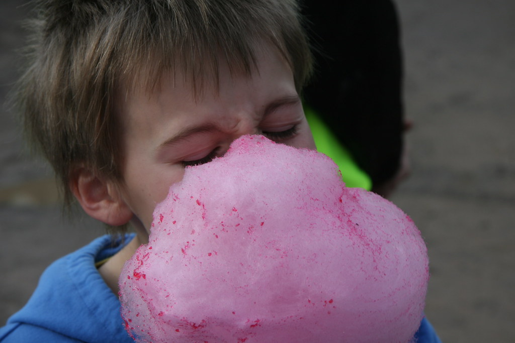 Max with Fairy Floss