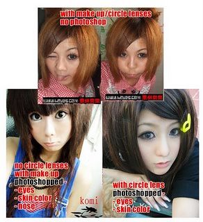 Ulzzang girl before n after