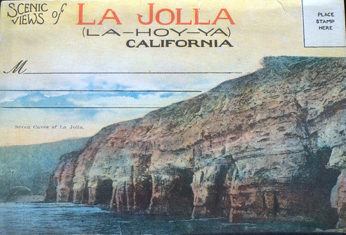 La Jolla 1920-30 Postcard Folder by Ed Bierman.