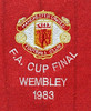 Manchester United 1983 FA Cup Final badge