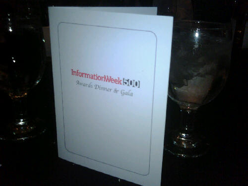 Information Week 500 Gala Awards Dinner
