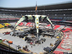 Septimo día de montaje - Estadio Azteca 47