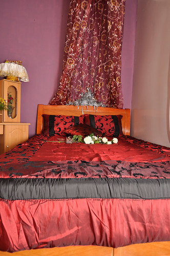 The Groom and Bride Wedding Bed