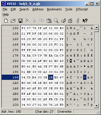 Hex editor - after