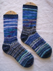 Blue Party Socks