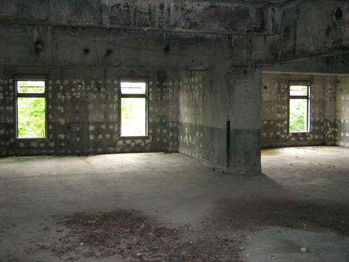 The main floor of the ruins
